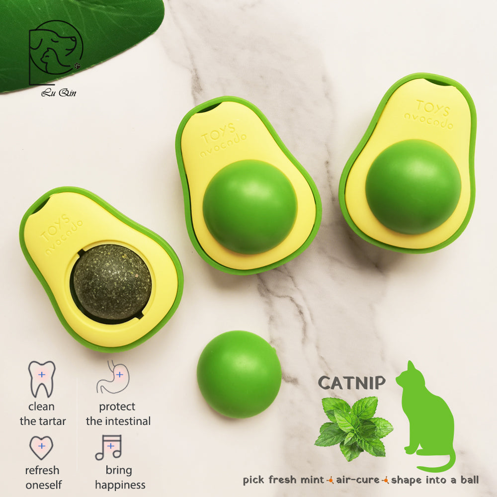 Catnip Ball Toy for Cat Licking Avocado Ball - Main Image 1