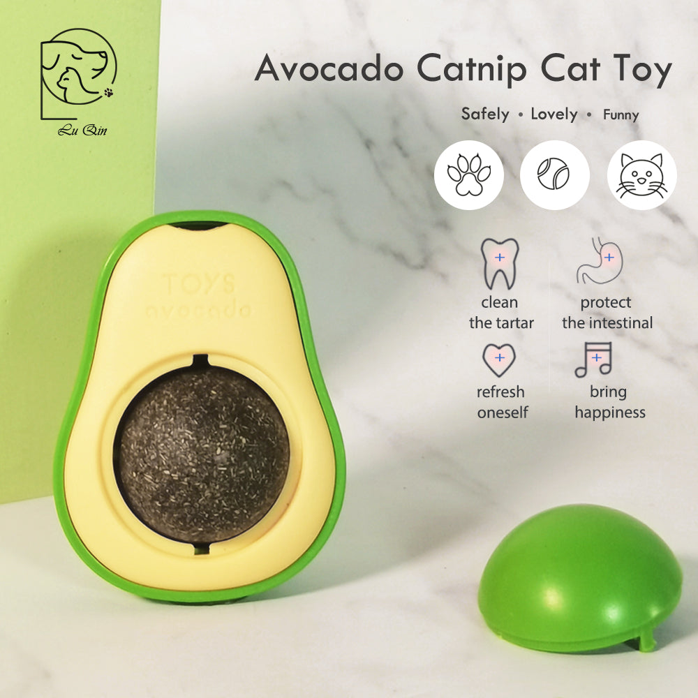 Catnip Ball Toy for Cat Licking Avocado Ball - Main Image 3