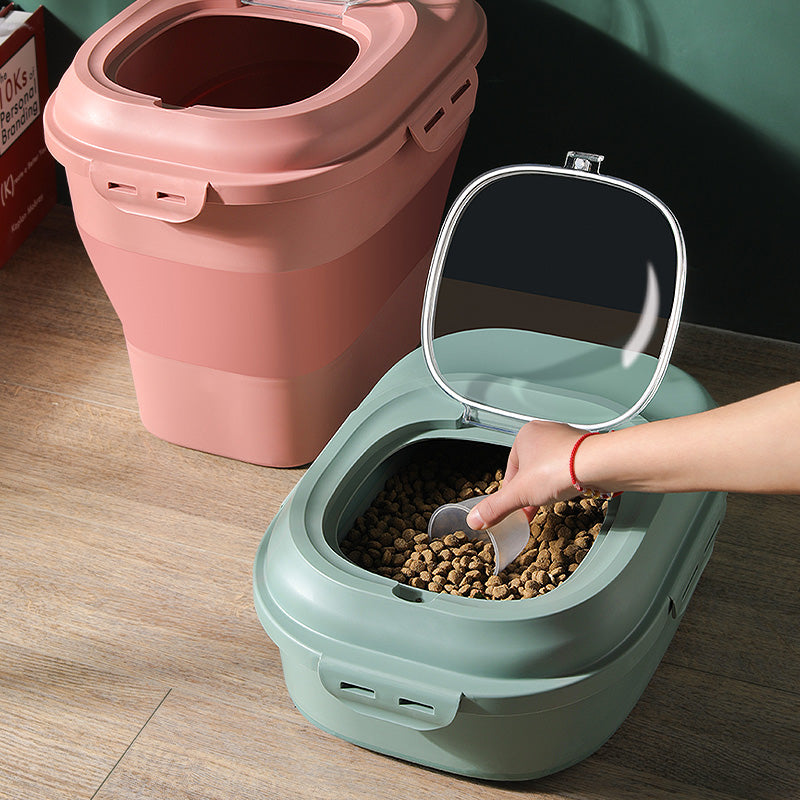 Collapsible Dog Food Storage Container