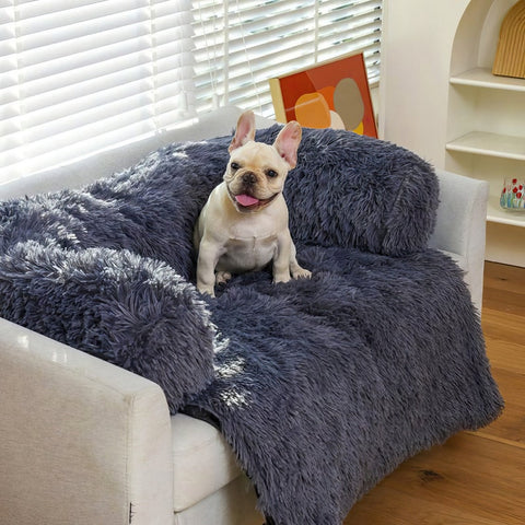 Dog Bed Sofa Plush Mat - French Dog