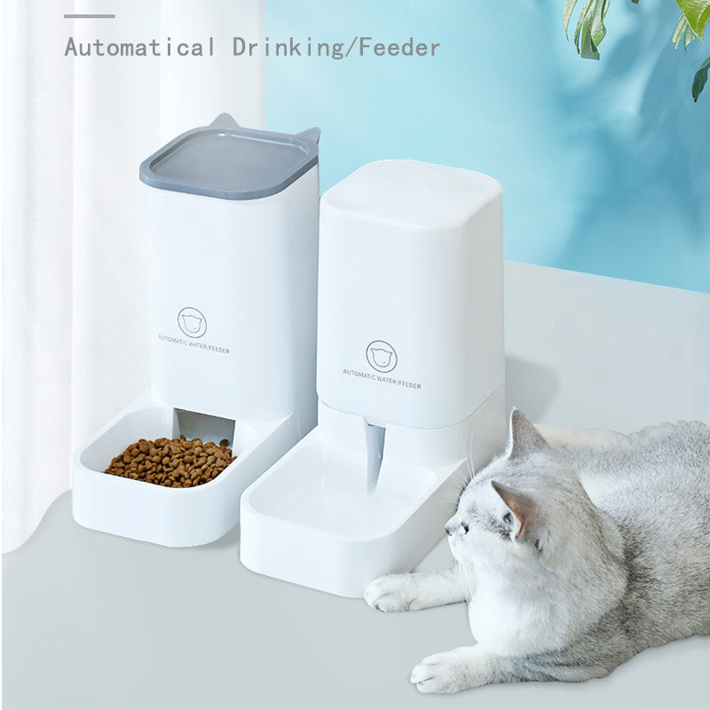 Pet Automatic Feeders Dogs Cats Water Dispenser Fountain Bottle - Main Image 1